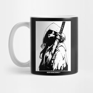 Cyberpunk Ninja Girl Mug